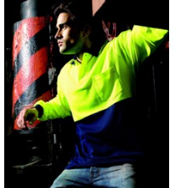 Hi-Vis Polyface/Cotton Back Polo Hi-Vis Polyface/Cotton Back Polo